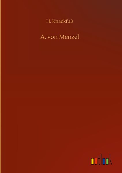 Produktbild: A. von Menzel