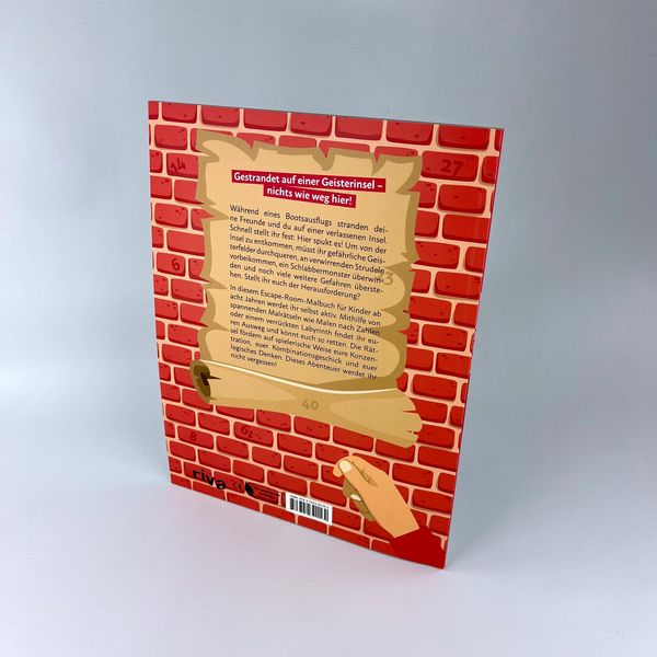 Produktbild: Dein Escape-Room-Malbuch &ndash; Flucht von der Geisterinsel