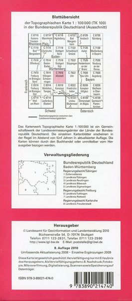 Produktbild: Albstadt 1 : 100 000
