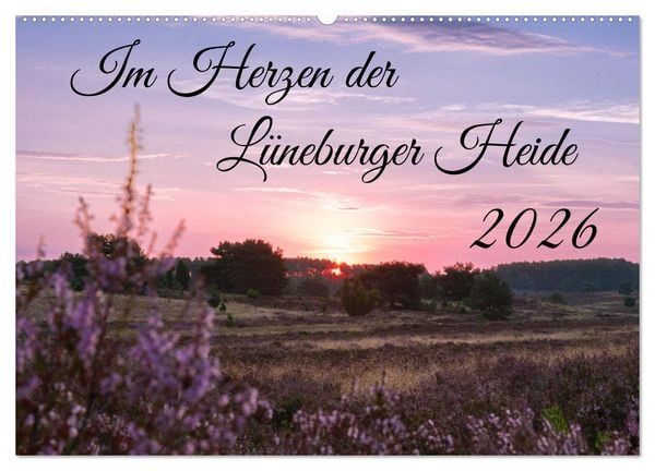 Produktbild: Im Herzen der L&uuml;neburger Heide (Wandkalender 2026 DIN A2 quer), CALVENDO Monatskalender