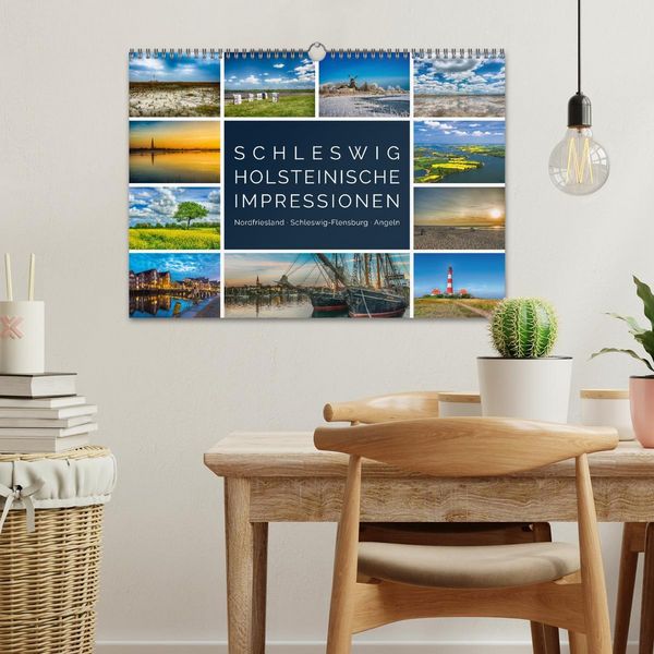 Produktbild: Schleswig-Holsteinische Impressionen (Wandkalender 2026 DIN A3 quer), CALVENDO Monatskalender