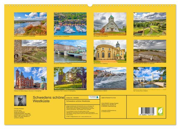 Produktbild: Schwedens sch&ouml;ne Westk&uuml;ste (hochwertiger Premium Wandkalender 2026 DIN A2 quer), Kunstdruck in Hochglanz