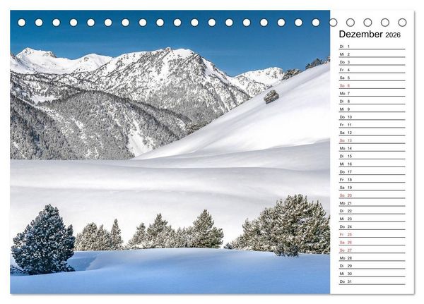Produktbild: Wilde Pyren&auml;en (Tischkalender 2026 DIN A5 quer), CALVENDO Monatskalender