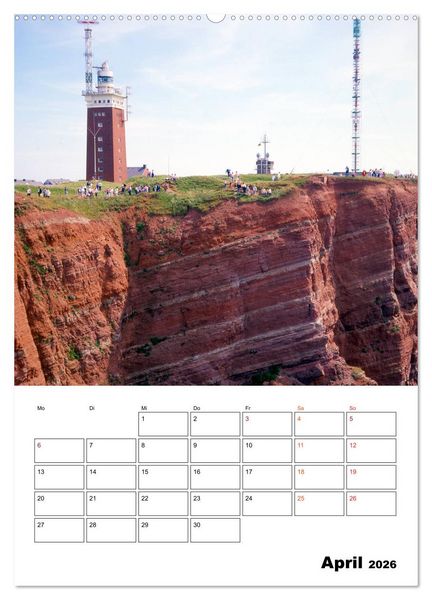 Produktbild: Helgoland, Perle der Nordsee (Wandkalender 2026 DIN A2 hoch), CALVENDO Monatskalender
