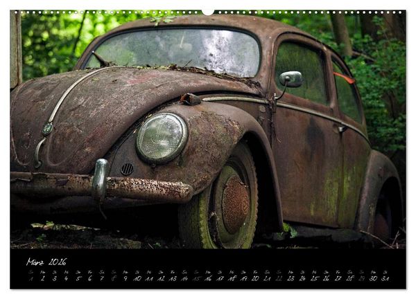 Produktbild: Oldtimer - verlassen verrostet vergessen (hochwertiger Premium Wandkalender 2026 DIN A2 quer), Kunstdruck in Hochglanz
