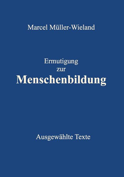 Produktbild: Ermutigung zur Menschenbildung