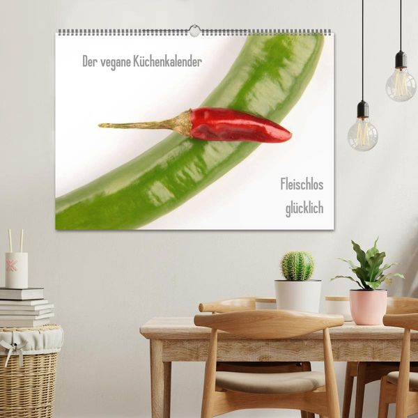 Produktbild: Der vegane K&uuml;chenkalender (Wandkalender 2026 DIN A2 quer), CALVENDO Monatskalender