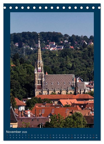 Produktbild: Esslingen am Neckar - Sehenswertes (Tischkalender 2026 DIN A5 hoch), CALVENDO Monatskalender
