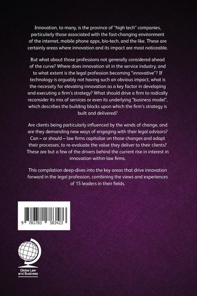Produktbild: Innovating for competitive advantage in the legal profession