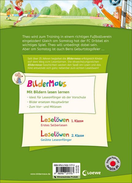 Produktbild: Bildermaus - Die gro&szlig;e Fu&szlig;ball-&Uuml;berraschung