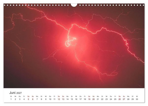 Produktbild: Gewitter - atemberaubende Naturschauspiele (Wandkalender 2027 DIN A3 quer), CALVENDO Monatskalender
