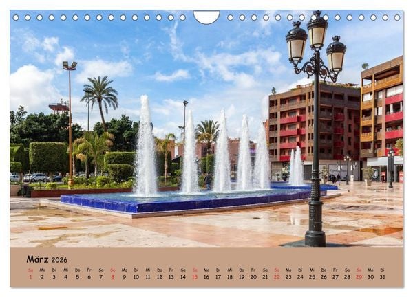 Produktbild: Marrakesch - Eine Stadt wie aus 1001 Nacht (Wandkalender 2026 DIN A4 quer), CALVENDO Monatskalender