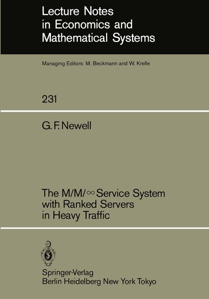 Produktbild: The M/M/8Service System with Ranked Servers in Heavy Traffic