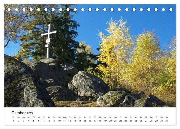 Produktbild: Gipfelkreuze im B&ouml;hmerwald (Tischkalender 2027 DIN A5 quer), CALVENDO Monatskalender