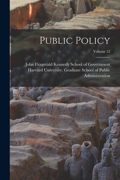 Produktbild: Public Policy; Volume 12
