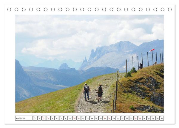 Produktbild: &Uuml;ber dem Gr&ouml;dnertal (Tischkalender 2027 DIN A5 quer), CALVENDO Monatskalender