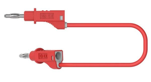 Produktbild: Electro PJP 2110-CD1-100R Messleitung Bananenstecker Bananenstecker 1.00m Rot 1St.