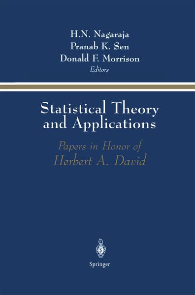 Produktbild: Statistical Theory and Applications