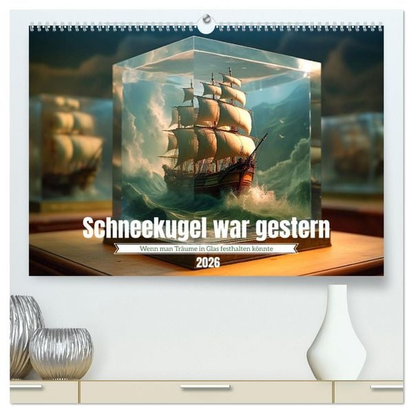Produktbild: Schneekugel war gestern (hochwertiger Premium Wandkalender 2026 DIN A2 quer), Kunstdruck in Hochglanz