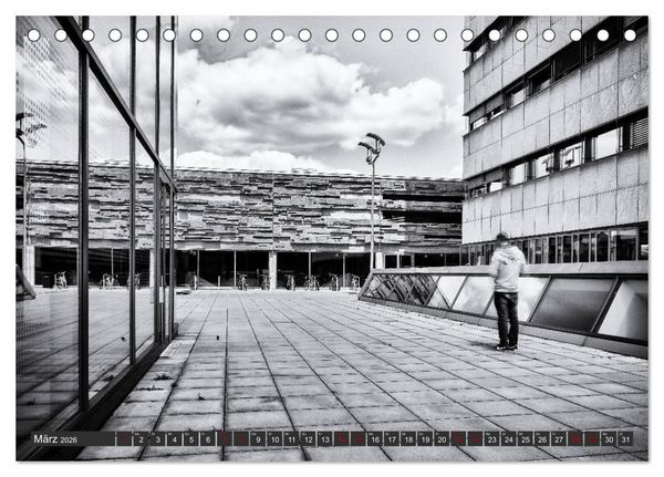 Produktbild: Ein Blick auf Darmstadt (Tischkalender 2026 DIN A5 quer), CALVENDO Monatskalender