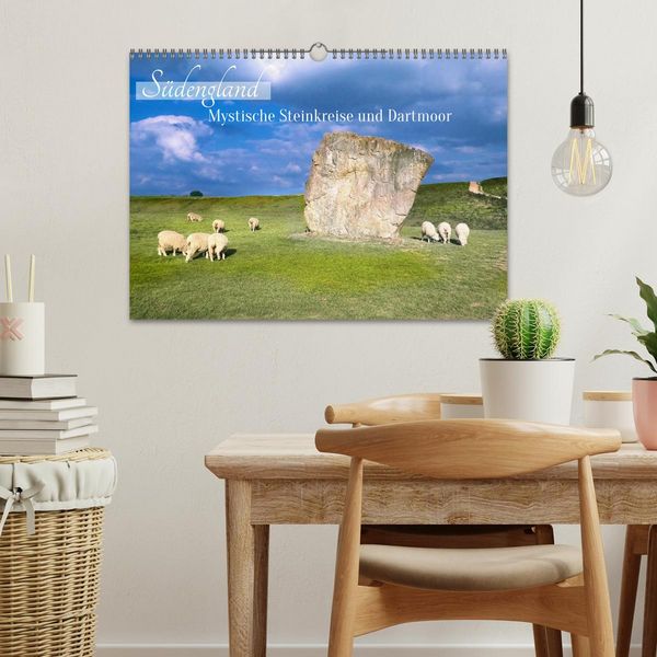 Produktbild: S&uuml;dengland - Mystische Steinkreise und Dartmoor (Wandkalender 2026 DIN A3 quer), CALVENDO Monatskalender