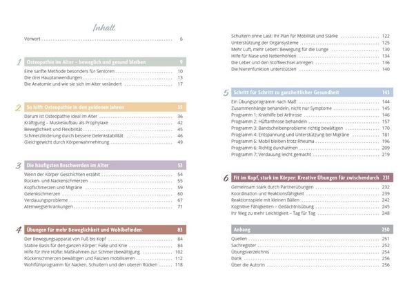 Produktbild: Beweglich und schmerzfrei mit Osteopathie
