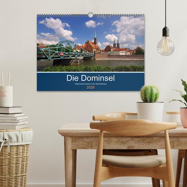 Produktbild: Die Dominsel - Historisches Zentrum der Stadt Breslau (Wandkalender 2026 DIN A3 quer), CALVENDO Monatskalender