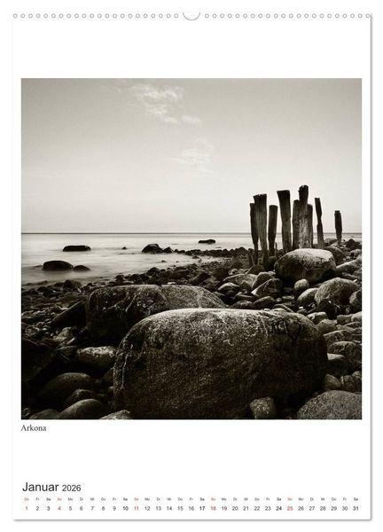 Produktbild: R&uuml;gen 2026... Bilder einer Insel (Wandkalender 2026 DIN A2 hoch), CALVENDO Monatskalender