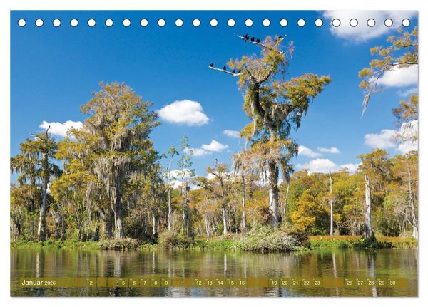 Produktbild: GEOclick calendar: Florida (Tischkalender 2026 DIN A5 quer), CALVENDO Monatskalender