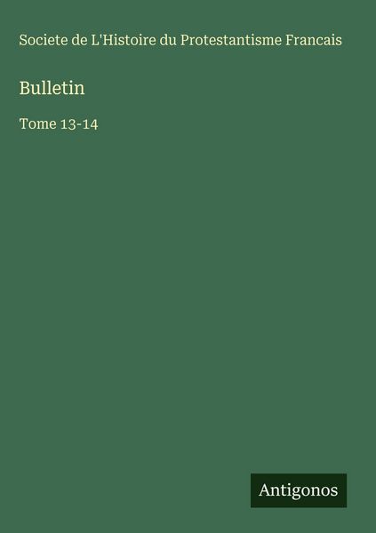 Produktbild: Bulletin