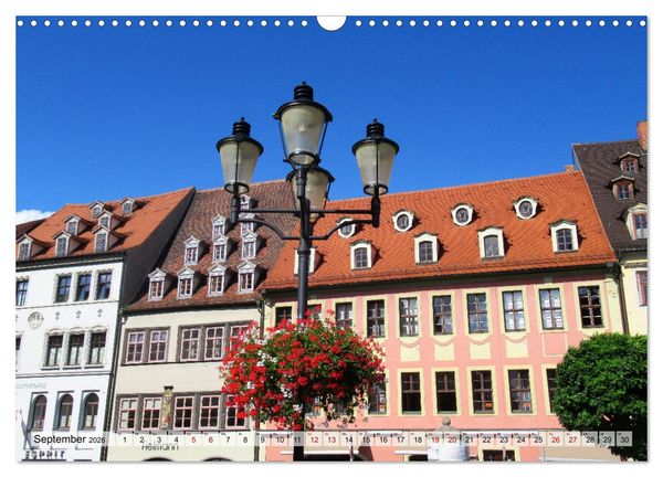 Produktbild: Burgenlandkreis - Naumburg, Wei&szlig;enfels, Zeitz (Wandkalender 2026 DIN A3 quer), CALVENDO Monatskalender