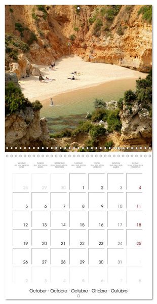 Produktbild: Portugal - Algarve (Wall Calendar 2026 12 &times; 12 Inch) CALVENDO 12 Month Wall Calendar