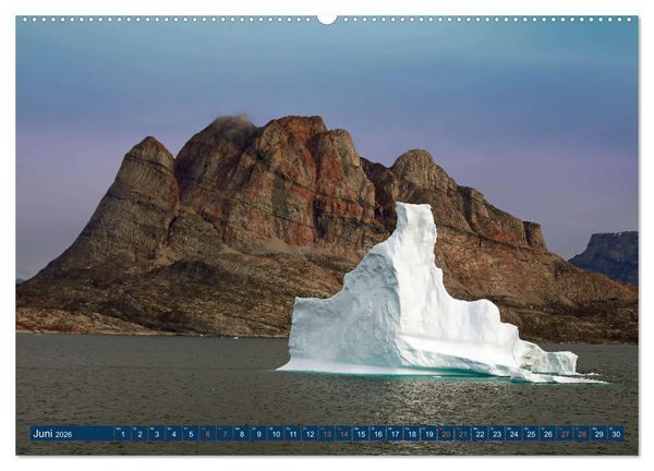 Produktbild: Berge aus Eis (hochwertiger Premium Wandkalender 2026 DIN A2 quer), Kunstdruck in Hochglanz