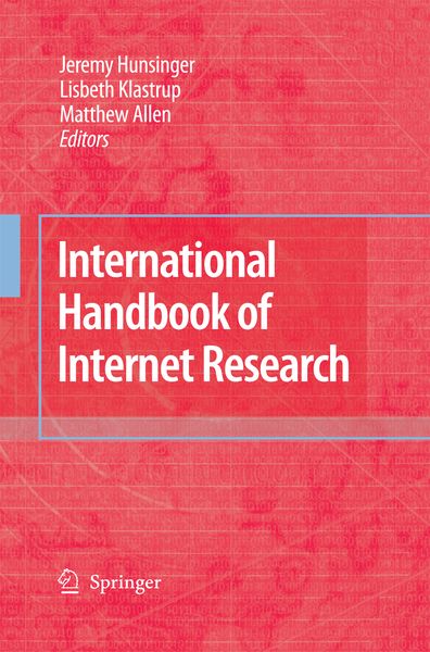 Produktbild: International Handbook of Internet Research