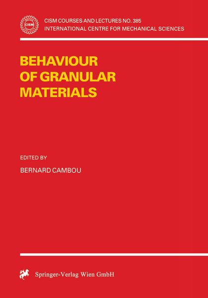 Produktbild: Behaviour of Granular Materials