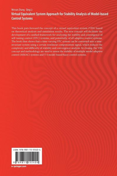 Produktbild: Virtual Equivalent System Approach for Stability Analysis of Model-based Control Systems