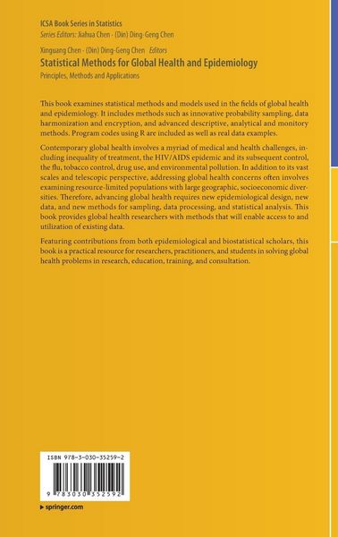Produktbild: Statistical Methods for Global Health and Epidemiology