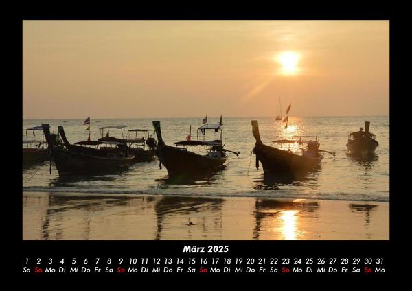 Produktbild: Boote 2025 Fotokalender DIN A3
