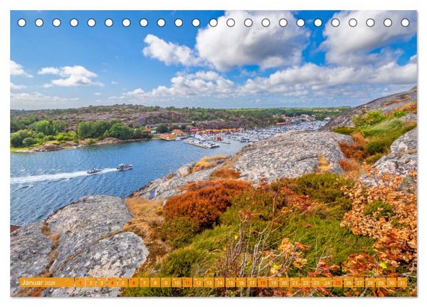 Produktbild: Schwedens sch&ouml;ne Westk&uuml;ste (Tischkalender 2026 DIN A5 quer), CALVENDO Monatskalender