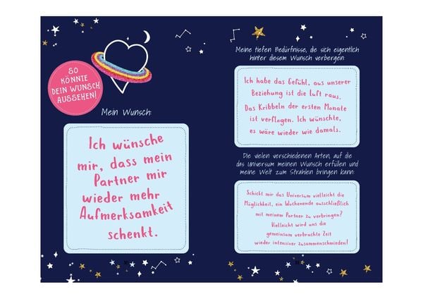 Produktbild: Liebes Universum, ich w&uuml;nsche mir &hellip;