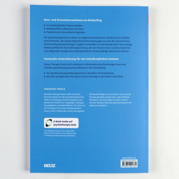 Produktbild: Therapie-Tools Psychotherapeutische Versorgung im Krankenhaus