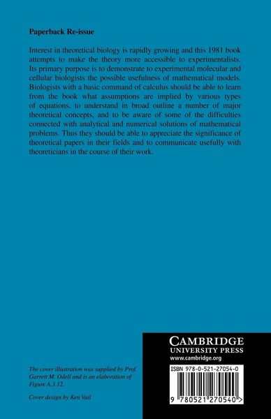 Produktbild: Mathematical Models in Molecular Cellular Biology