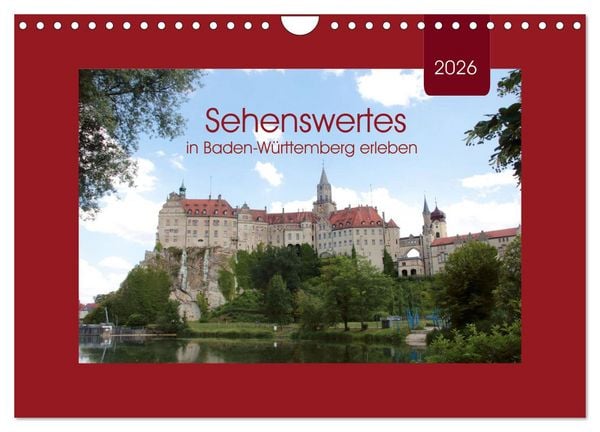 Produktbild: Sehenswertes in Baden-W&uuml;rttemberg erleben (Wandkalender 2026 DIN A4 quer), CALVENDO Monatskalender