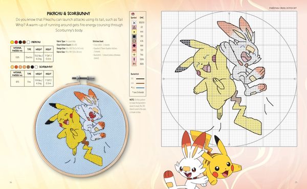 Produktbild: PokeMon Cross Stitch Kit