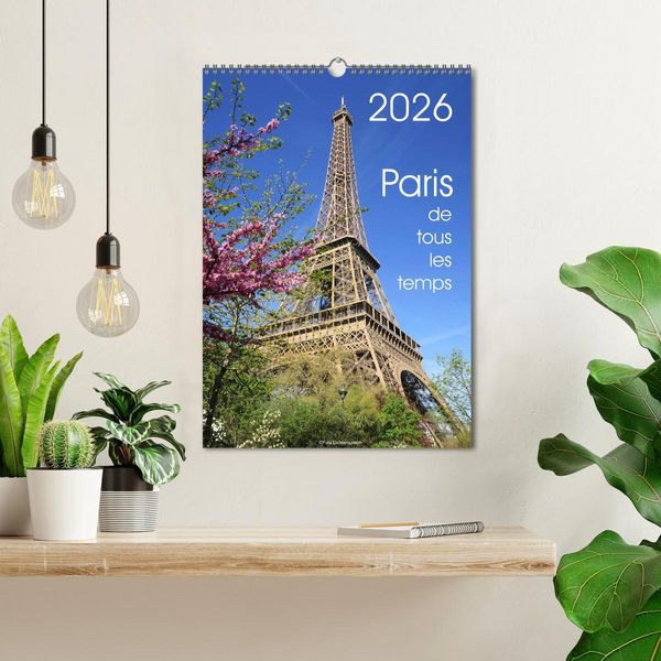Produktbild: Paris de tous les temps (Calendrier mural 2026 DIN A3 horizontal), CALVENDO calendrier mensuel