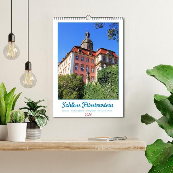 Produktbild: Schloss F&uuml;rstenstein in Polen - ein Reiseplaner (Wandkalender 2026 DIN A3 hoch), CALVENDO Monatskalender