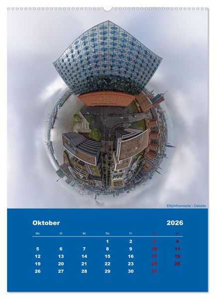 Produktbild: Planet Hafencity - Universum Hamburg (hochwertiger Premium Wandkalender 2026 DIN A2 hoch), Kunstdruck in Hochglanz