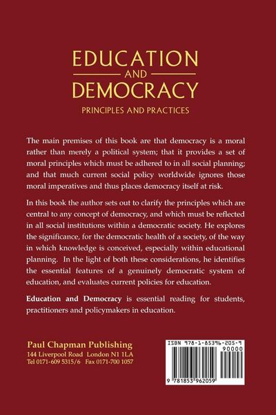 Produktbild: Education and Democracy