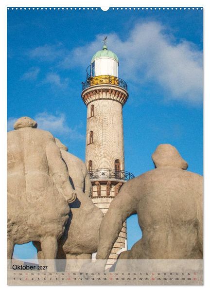 Produktbild: Hansestadt Rostock - Sehensw&uuml;rdigkeiten der Ostseemetropole (hochwertiger Premium Wandkalender 2027 DIN A2 hoch), Kunstdruck in Hochglanz