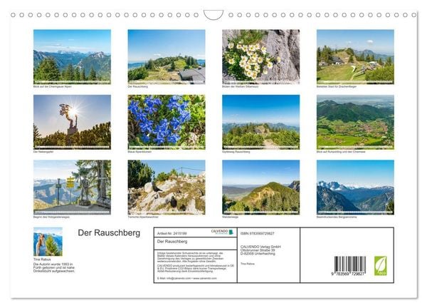 Produktbild: Der Rauschberg (Wandkalender 2027 DIN A3 quer), CALVENDO Monatskalender